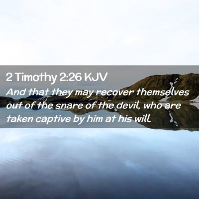 2 Timothy 2:26 KJV Free Bible Images