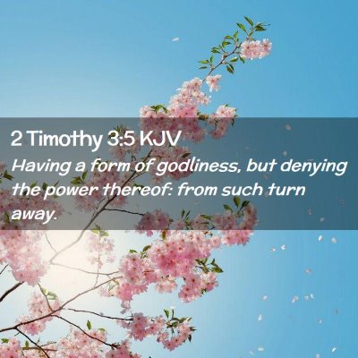 2 Timothy 3:5 KJV Free Bible Images