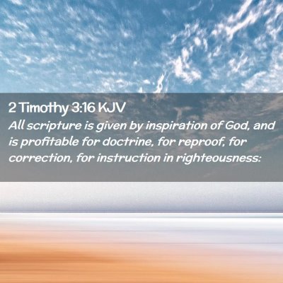 2 Timothy 3:16 KJV Free Bible Images