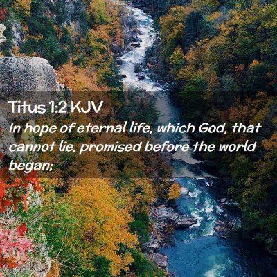 Titus 1:2 KJV Free Bible Images