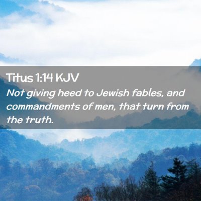 Titus 1:14 KJV Free Bible Images