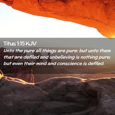 Titus 1:15 KJV Free Bible Images