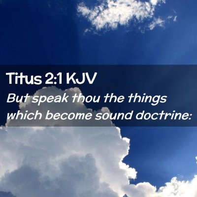 Titus 2:1 KJV Free Bible Images