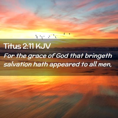 Titus 2:11 KJV Free Bible Images