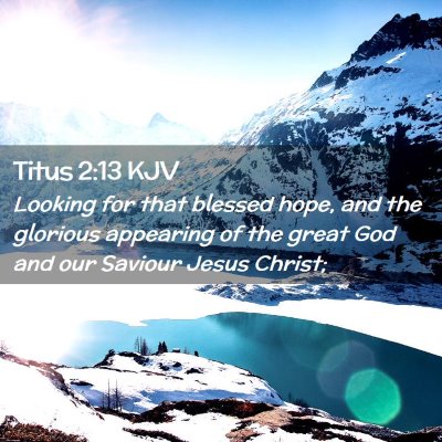 Titus 2:13 KJV Free Bible Images