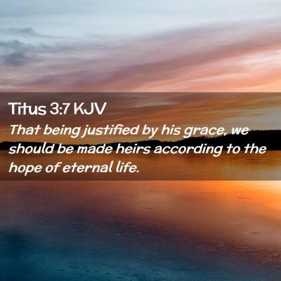 Titus 3:7 KJV Free Bible Images