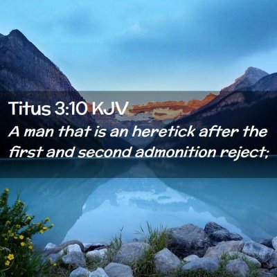 Titus 3:10 KJV Free Bible Images