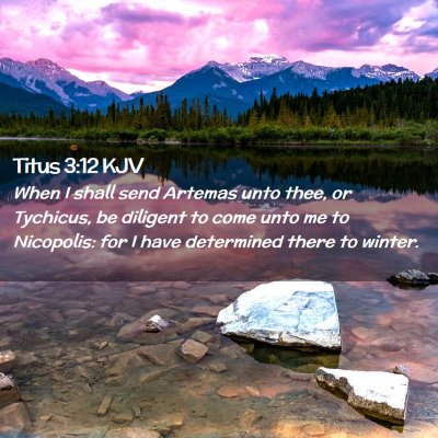 Titus 3:12 KJV Free Bible Images