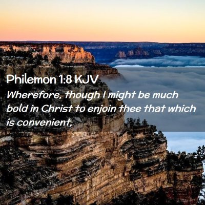 Philemon 1:8 KJV Free Bible Images