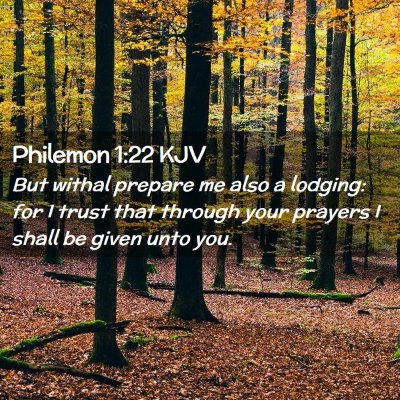 Philemon 1:22 KJV Free Bible Images