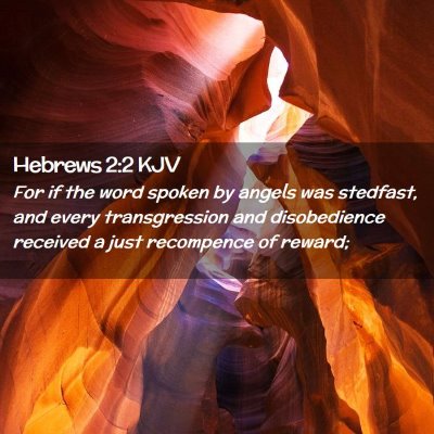 Hebrews 2:2 KJV Free Bible Images