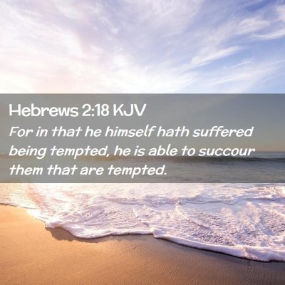 Hebrews 2:18 KJV Free Bible Images