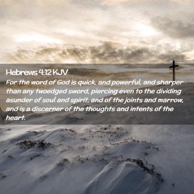 Hebrews 4:12 KJV Free Bible Images