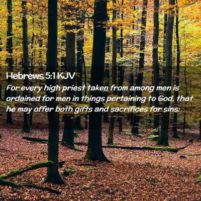 Hebrews 5:1 KJV Free Bible Images