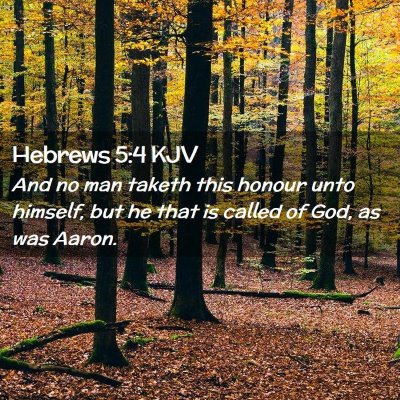 Hebrews 5:4 KJV Free Bible Images