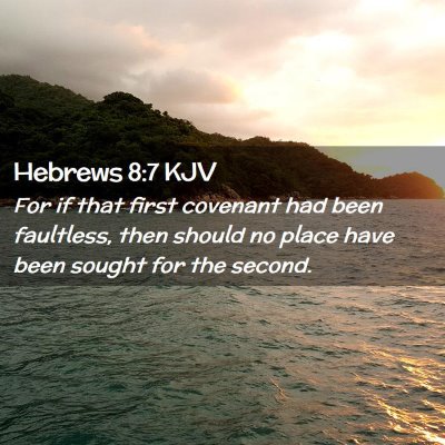 Hebrews 8:7 KJV Free Bible Images