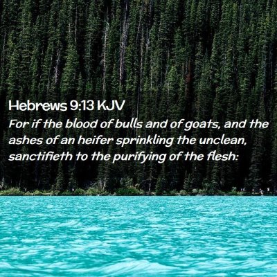 Hebrews 9:13 KJV Free Bible Images