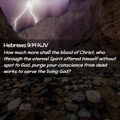 Hebrews 9:14 KJV Free Bible Images