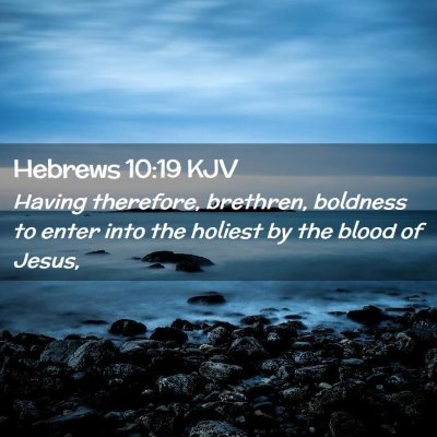 Hebrews 10:19 KJV Free Bible Images