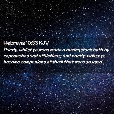 Hebrews 10:33 KJV Free Bible Images