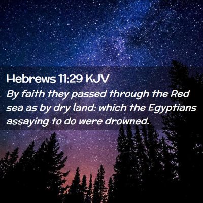 Hebrews 11:29 KJV Free Bible Images