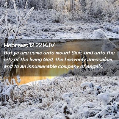 Hebrews 12:22 KJV Free Bible Images