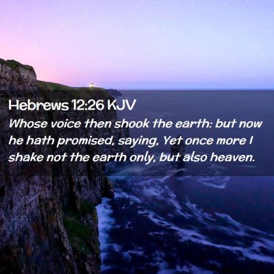 Hebrews 12:26 KJV Free Bible Images