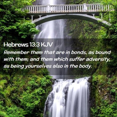 Hebrews 13:3 KJV Free Bible Images