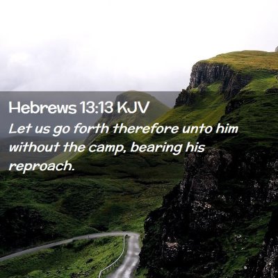 Hebrews 13:13 KJV Free Bible Images