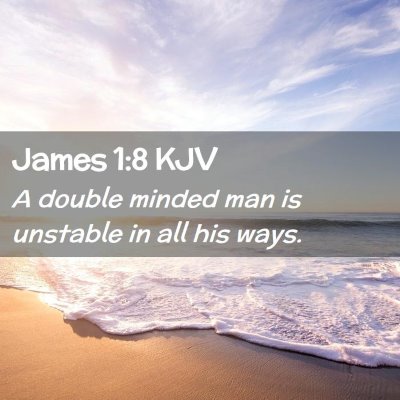 James 1:8 KJV Free Bible Images