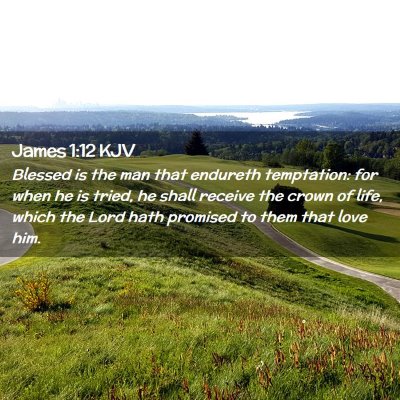 James 1:12 KJV Free Bible Images