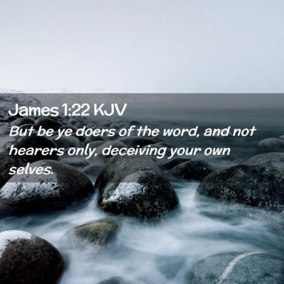 James 1:22 KJV Free Bible Images