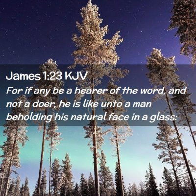 James 1:23 KJV Free Bible Images