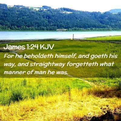 James 1:24 KJV Free Bible Images