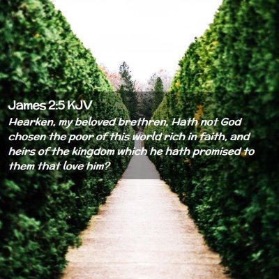 James 2:5 KJV Free Bible Images