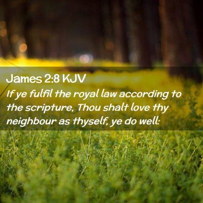 James 2:8 KJV Free Bible Images