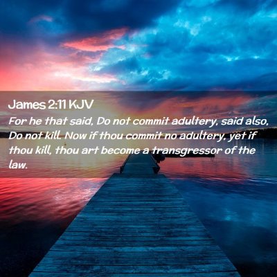 James 2:11 KJV Free Bible Images