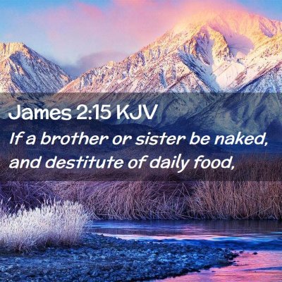 James 2:15 KJV Free Bible Images