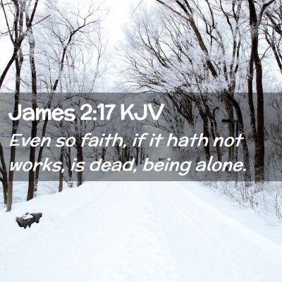 James 2:17 KJV Free Bible Images