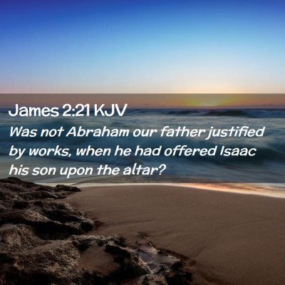 James 2:21 KJV Free Bible Images