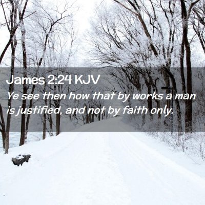 James 2:24 KJV Free Bible Images