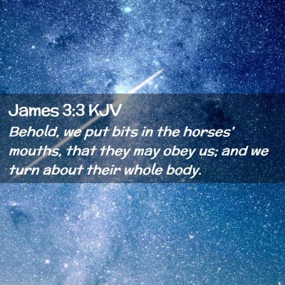 James 3:3 KJV Free Bible Images