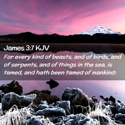 James 3:7 KJV Free Bible Images