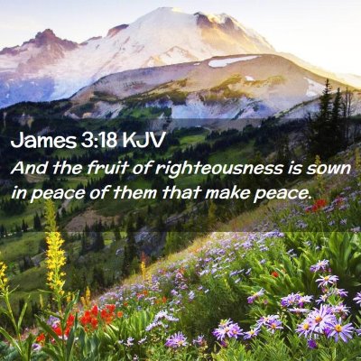 James 3:18 KJV Free Bible Images