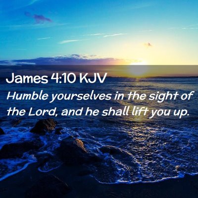 James 4:10 KJV Free Bible Images