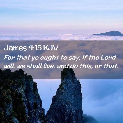 James 4:15 KJV Free Bible Images