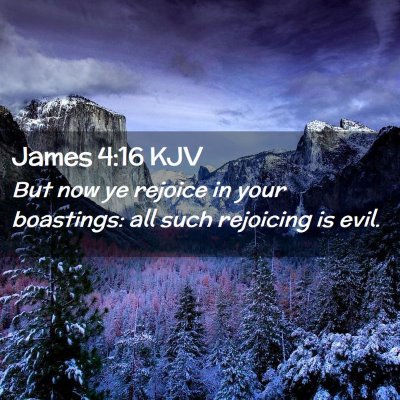 James 4:16 KJV Free Bible Images