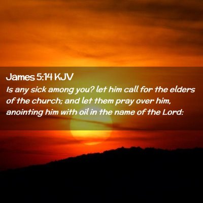 James 5:14 KJV Free Bible Images