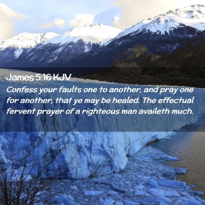 James 5:16 KJV Free Bible Images