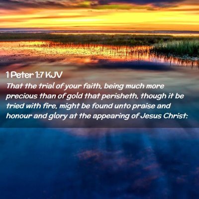 1 Peter 1:7 KJV Free Bible Images